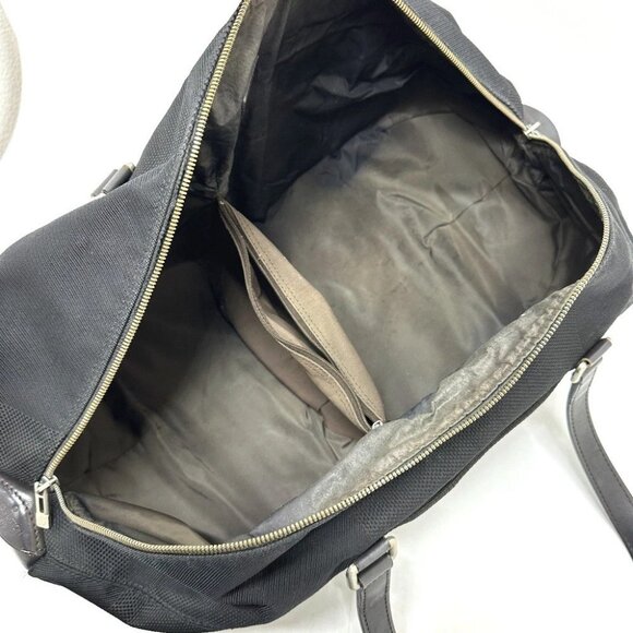 LOUIS VUITTON M93066 Damier-Jean Akatan Hand Bag Shoulder Bag Canvas Black - Picture 9 of 16